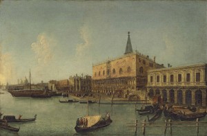 The Bacino di San Marco, Venice, with the Doge Palace